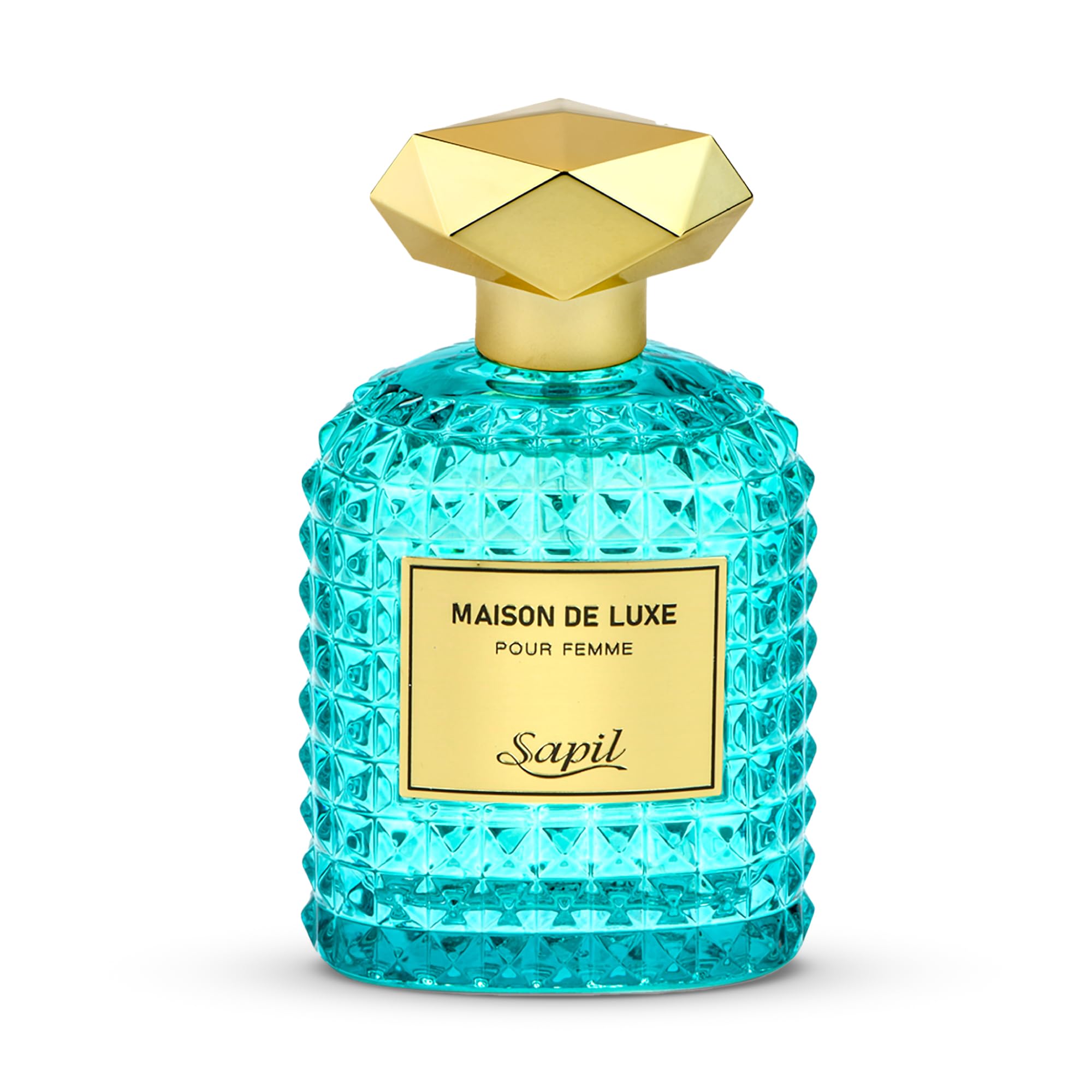 Sapil Maison de Luxe Eau De Parfum 100ml, Affordable Luxury Perfume, Fruity, Musk Fragrance with Peach, Apple Blossom Top Notes, Bold Blend Perfumes for Women