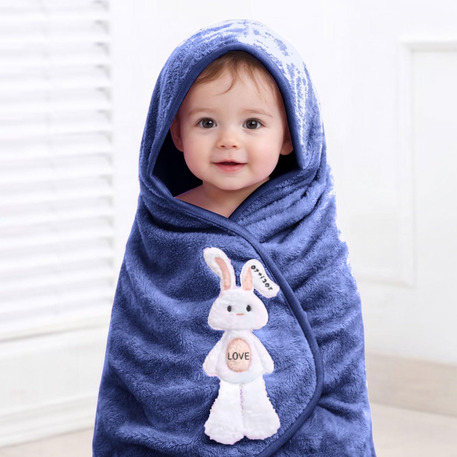 Microfiber Kids Bath Towels Quick Dry Super Absorbent Super Soft Bath Towel for Babies Toddler-Baby Towel for Boys and Girls (1, Blue)-image-17
