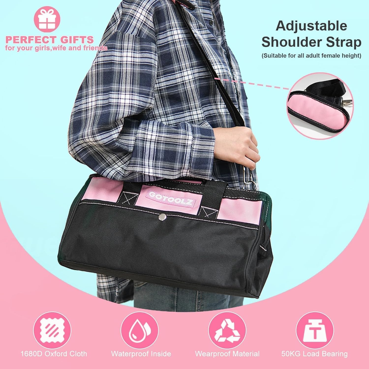 Juego de herramientas para el hogar de 269 piezas, kit de herramientas de reparación general del hogar con bolsa de almacenamiento, juego de herramientas manuales básicas para mantenimiento