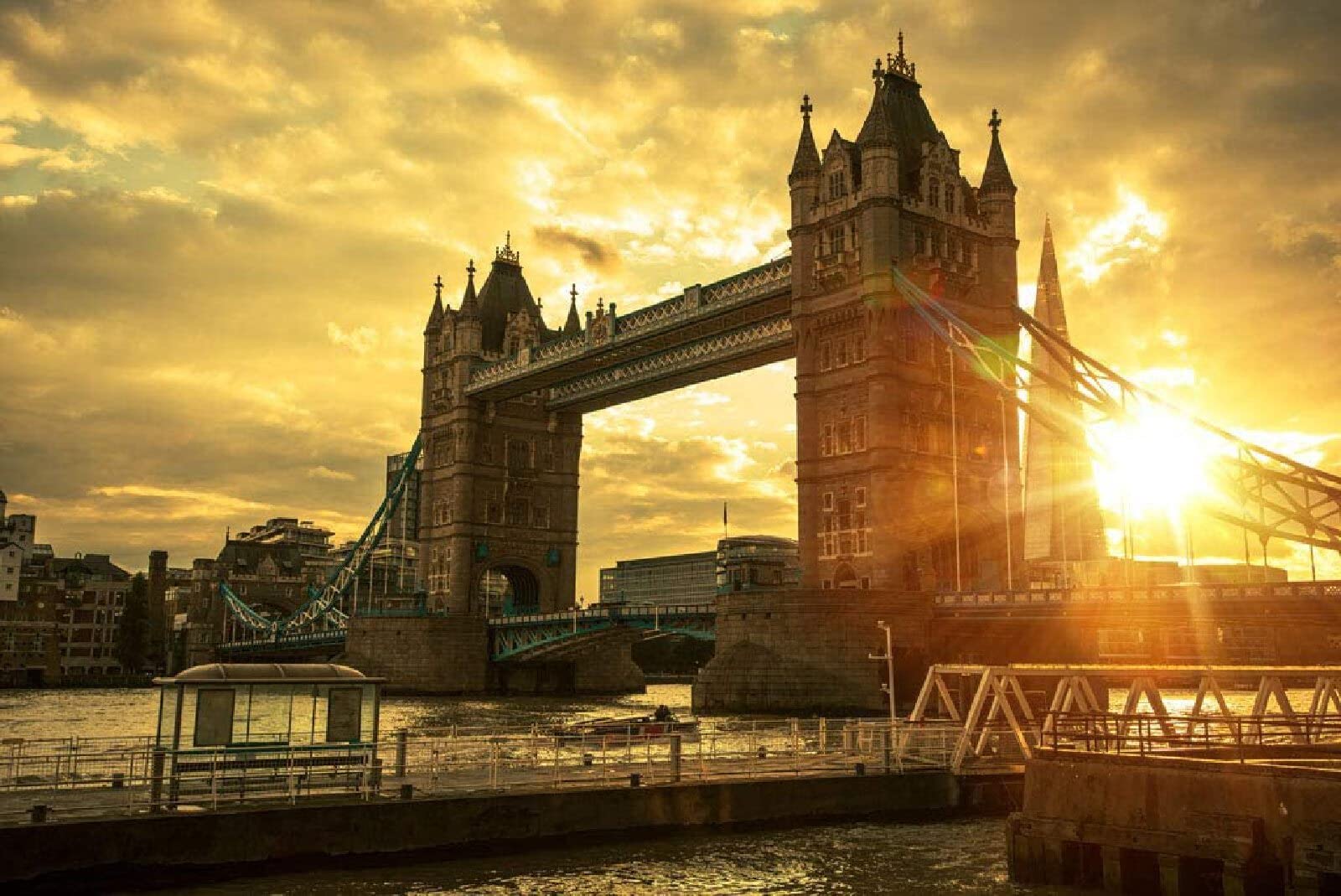 Puzzle 1500 Pezzi Tower Bridge Panorama 3D Puzzle Collezione Arte, Puzzle Arte per Adulti e Ragazzi, Stampa di Alta qualità