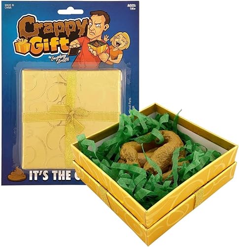 Laughing Smith Regalo de mierda  Falso poo juguete broma en una caja de regalo  Divertido regalo de gag caca para niños y adultos  perfecto para