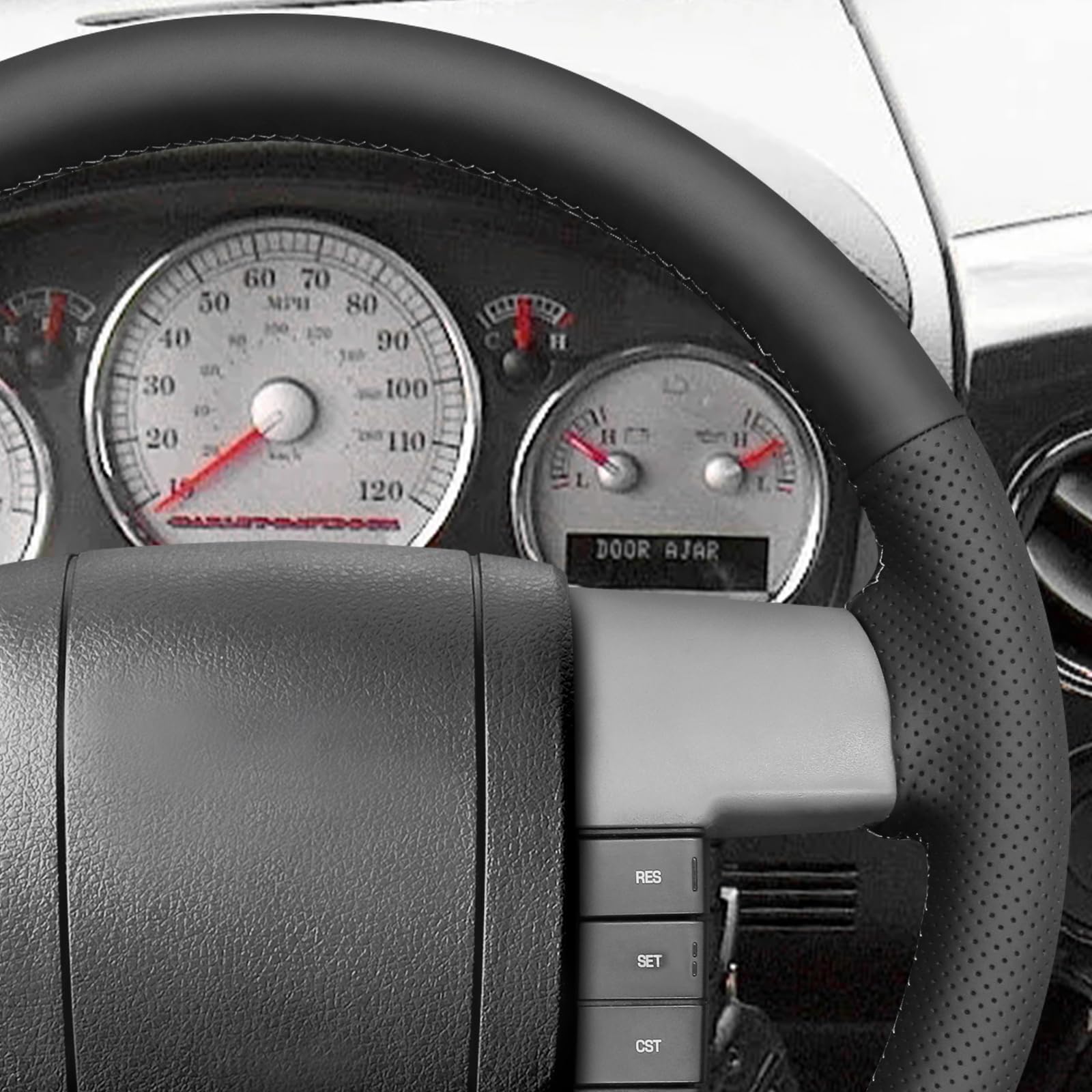 MEWANT Ręcznie szyta osłona kierownicy do Ford F150 F250 F350 2004-2008 akcesoria do Ford F150