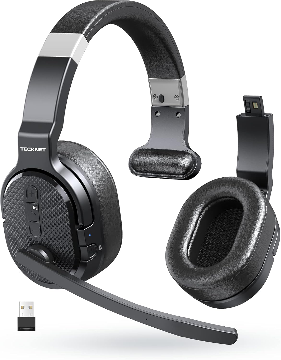 Buy Bluetooth Headset, Wireless Bluetooth Trucker Headset with