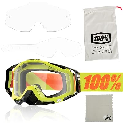 OBEROI'S TRADERS Motorcycle Dirt Bike Goggles I ATV Motocross Offroad MX Racing Riding OTG Goggles | Protective Eyewear 