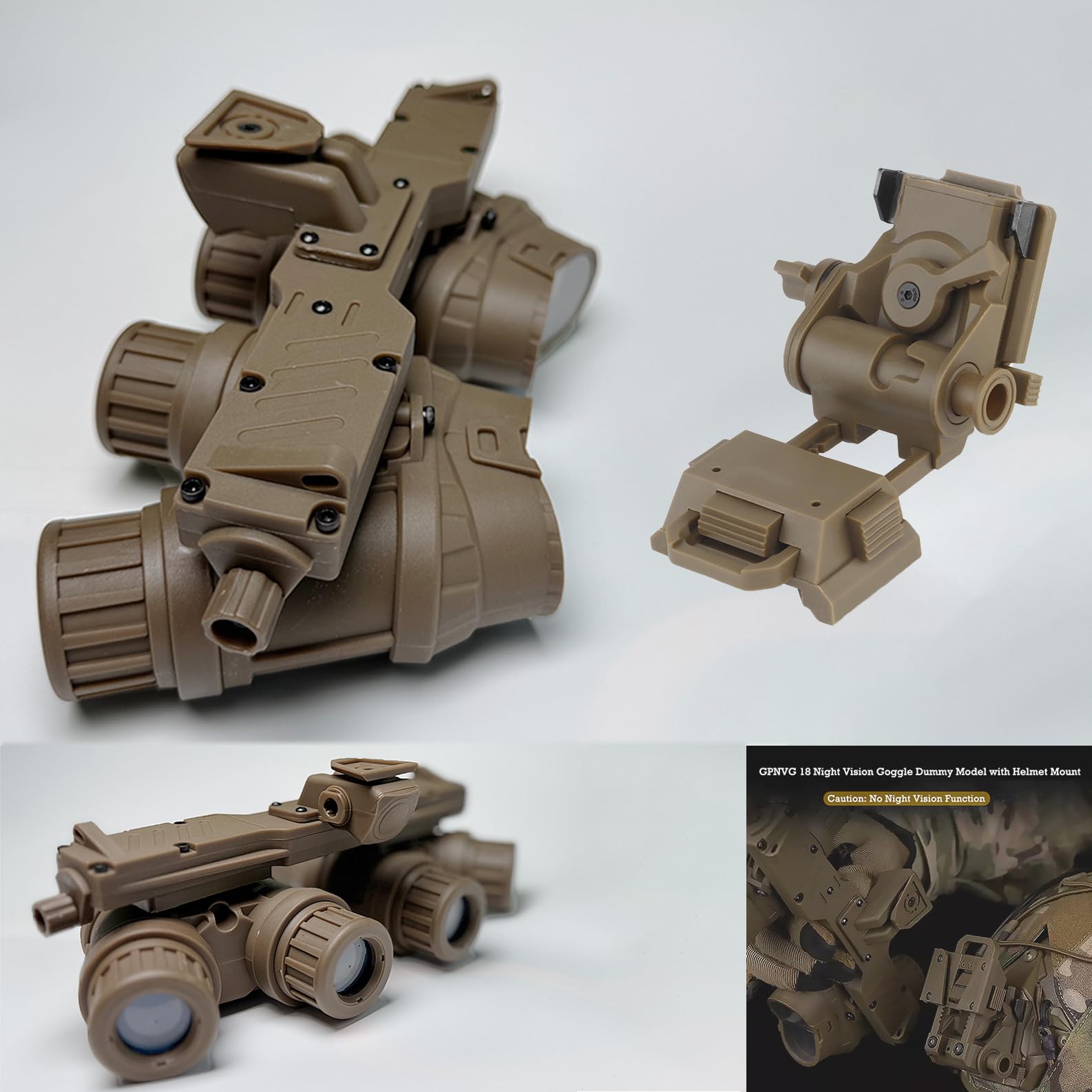 Amazon.com: GPNVG 18 Dummy Model Night Vision Goggles, Tan