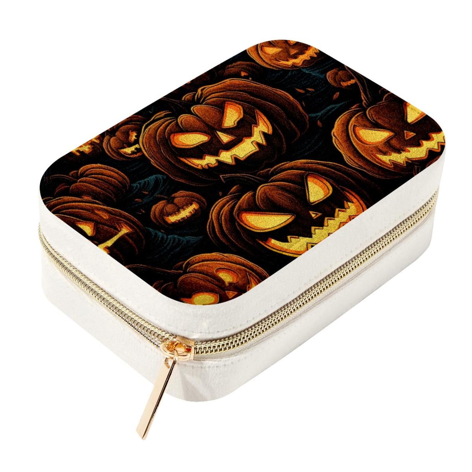 Boîte à bijoux de voyage de qualité supérieure en velours doux avec fermeture éclair fluide