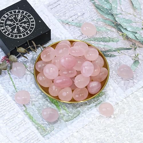 Miniatura 47 de Piedras de ojo de tigre naturales pulidas, cristales y piedras curativas de cuarzo a granel para Wicca, Reiki, energía curativa, piedras de chakras