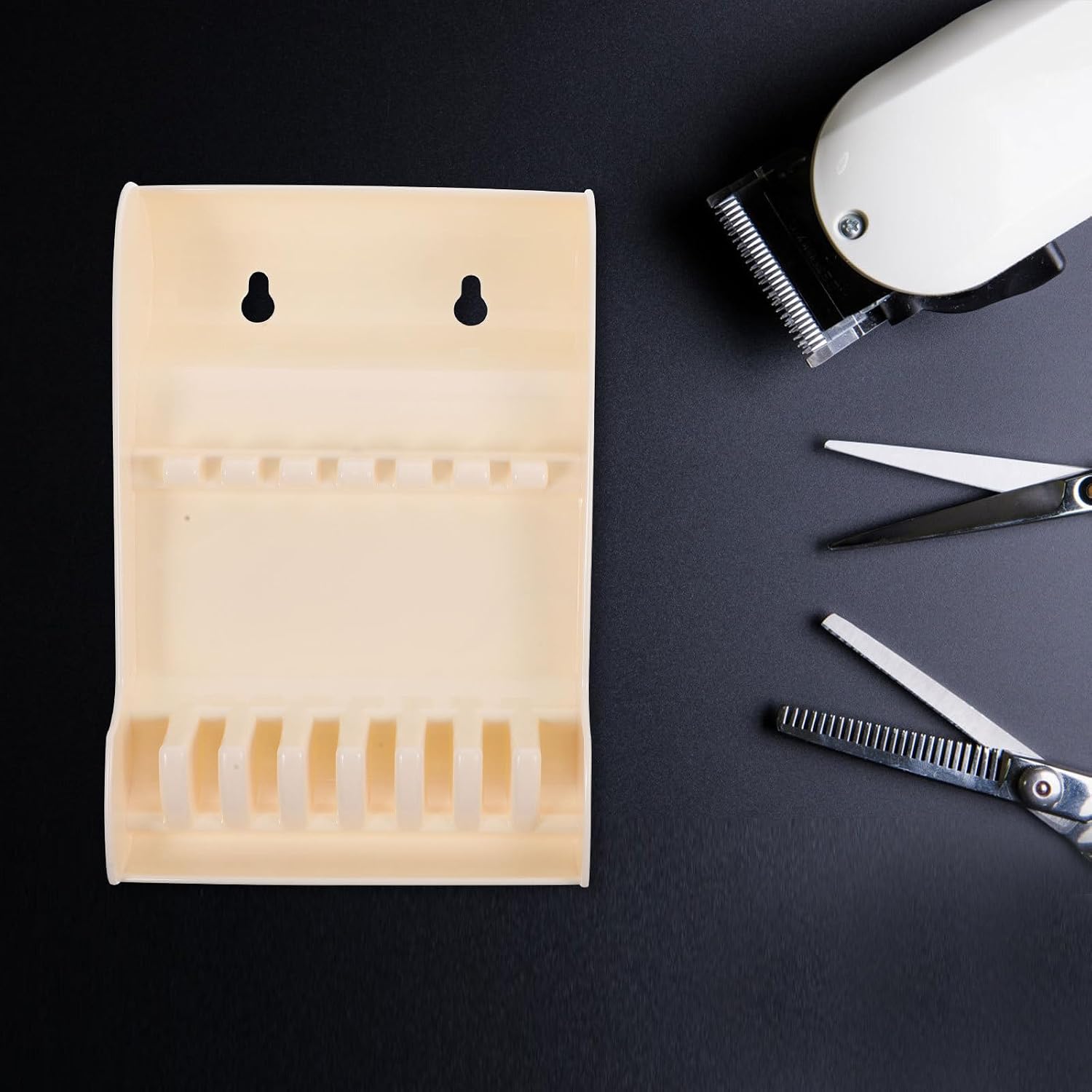Hair Scissors Storage Case Hairdressing Scissors Holder Abs Space-saving Scissor Organizer for Salon and Daily Use with Flexible and Efficient Design