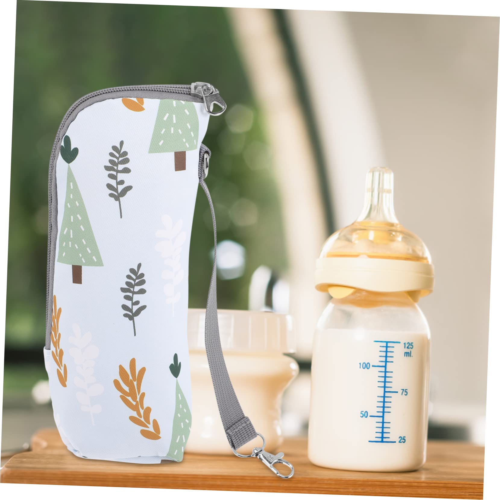 SHOWERORO 5pezzi Borsa Termica Per Bottiglie Di Latte Per Sacchetto Portatile Per Allattamento Mantiene Caldo Ore Accessorio Per Passeggino Design Pratico Per Mamme Movimento