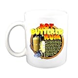 ValxArt Hot Buttered Rum Adult Drink Recipe on White 11 oz Cup