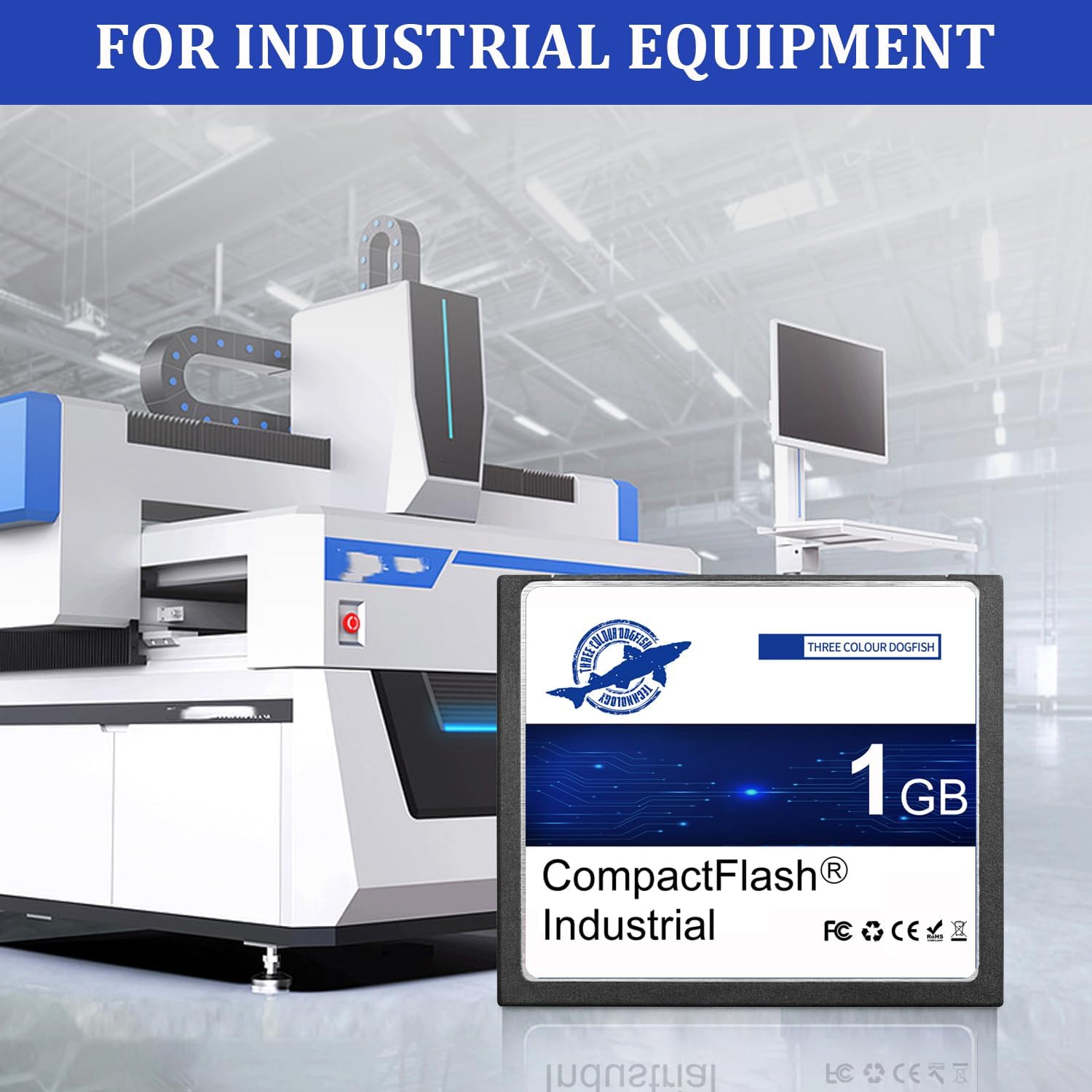 Dogfish 1GB Compact Flash Memory Card High Performance Industrial CF Type I Card FAT16 for Industrial Equipment and Vintage Digital Cameras - Image 5