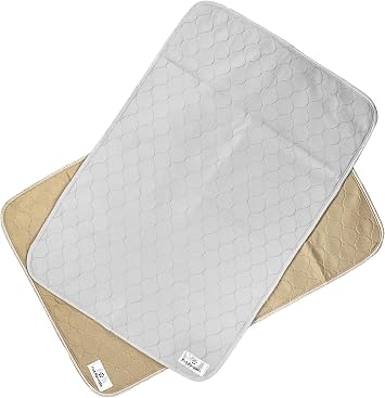 Pet Parents Pawtect Pads Washable Pee Pads for Dogs 2pack of Premium Dog Pee Pads, Waterproof Puppy Pads & Reusable Dog Pads, Whelping Pads & Modern Pee Pads for Dogs Tan/Grey, 24x36