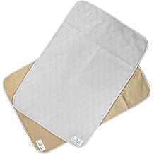 Pet Parents Pawtech Pads Washable Dog Urine Pads 2 Pack Premium Dog Urine Pads, Waterproof Puppy Pads & Reusable Dog Pads, Peeling Pads & Modern Dog Urine Pads Tan/Grey, 24x36