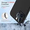 Funda negra para Vivo X200 Ultra (6.82") con 2 protectores de pantalla + soporte magnético 360°, cubierta protectora delgada a prueba de golpes, funda de silicona suave para Vivo X200 Ultra 5