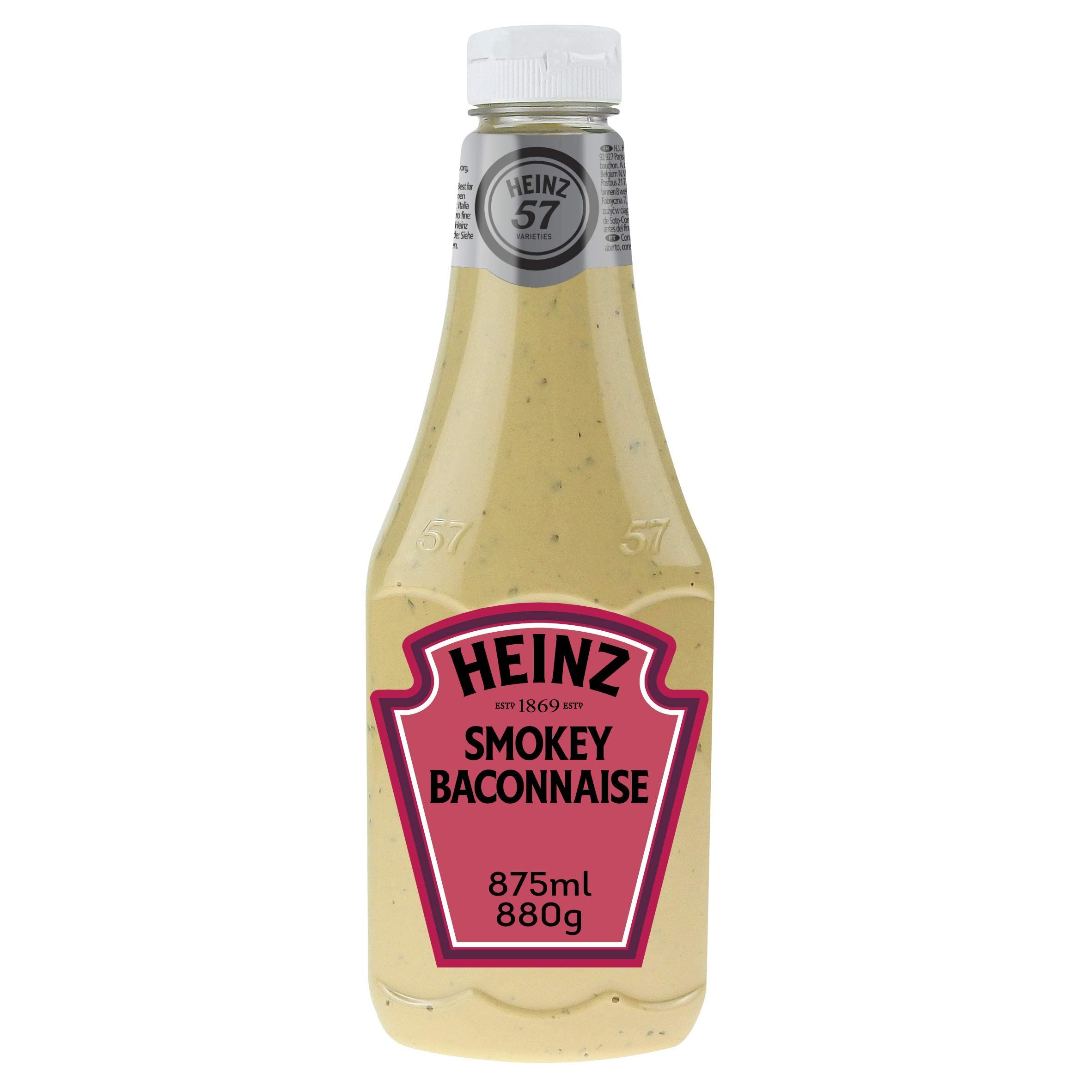 Heinz Salsa Smokey Baconnaise 875ml Bacon sin Gluten