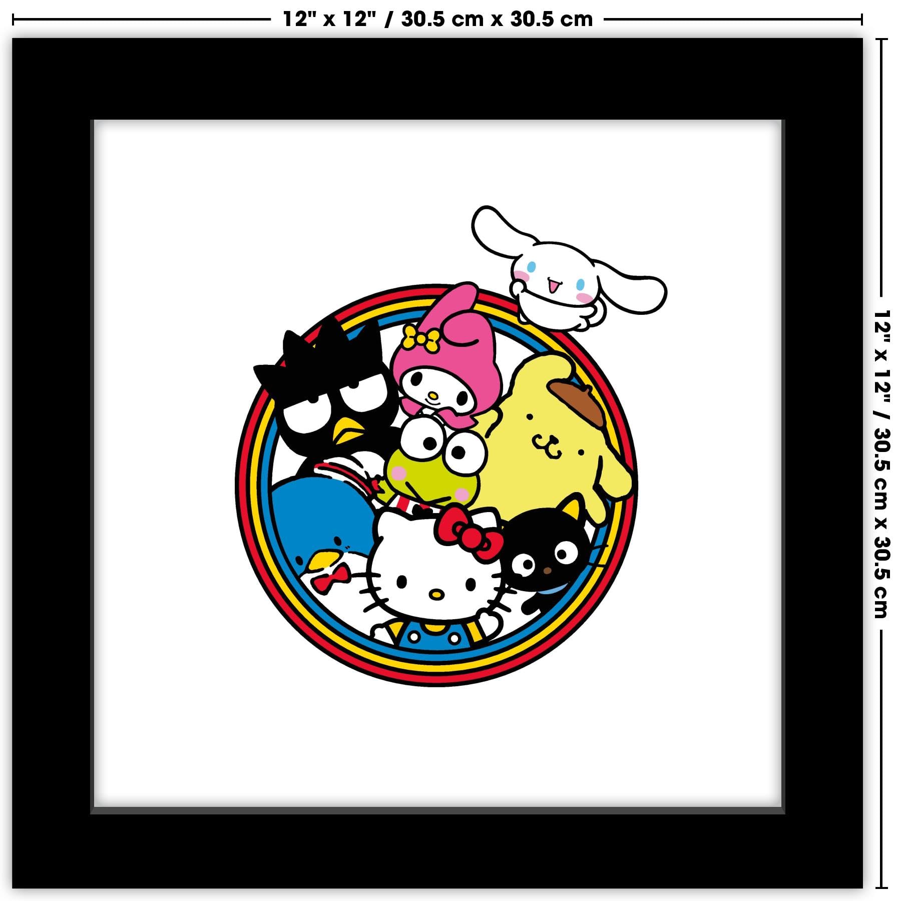 Loungefly x Sanrio Hello Kitty Kawaii Portafoglio con patta con stampa all-over, Multi, Taglia unica, Portafoglio