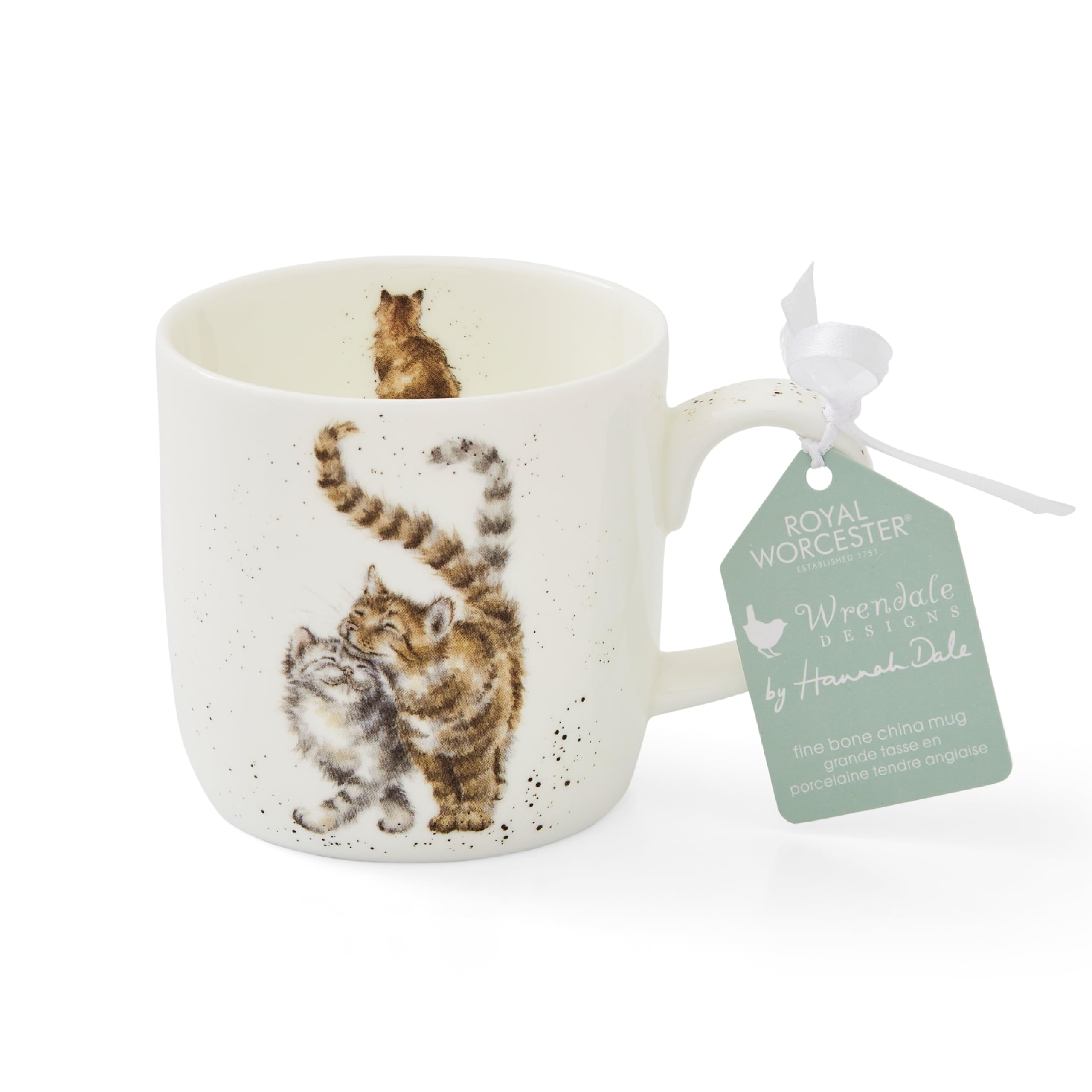 Royal Worcester Wrendale Designs Feline Good Mug