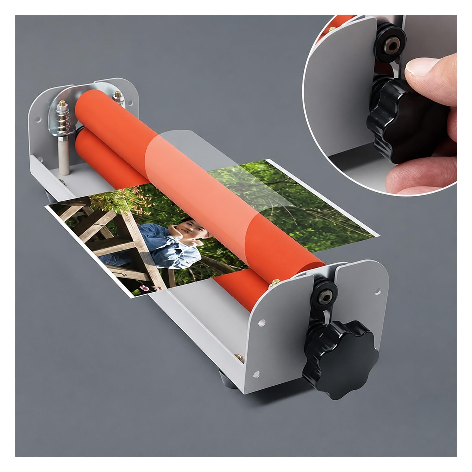 Laminator, Ręczna Maszyna Do Laminowania Na Zimno Rolce 12 Cali do domu i biura