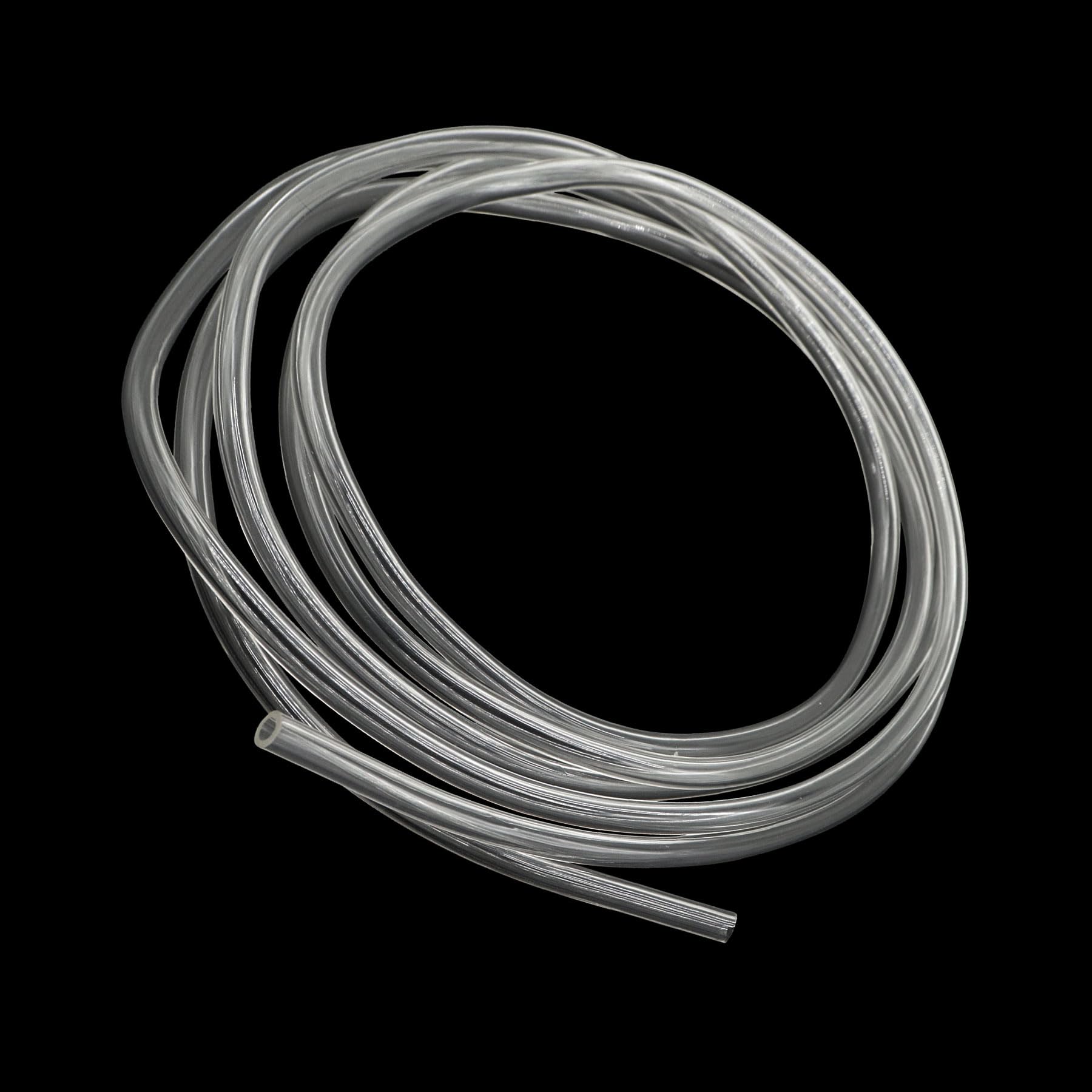 iMeistek Plastic Flexible Tube Pipe,2mm ID x 4mm OD 3M Length Food Grade PVC Clear Vinyl Tube Hose for Transfer Water and air