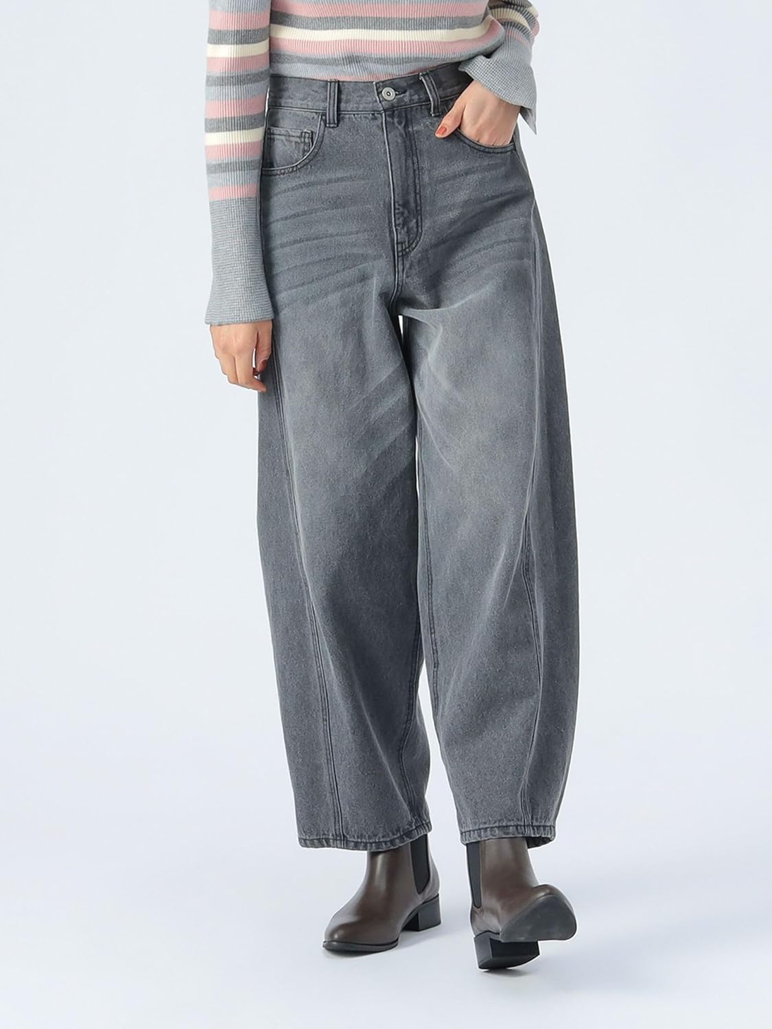 [ビームスハート] パンツ デニム コクーン パンツ レディース