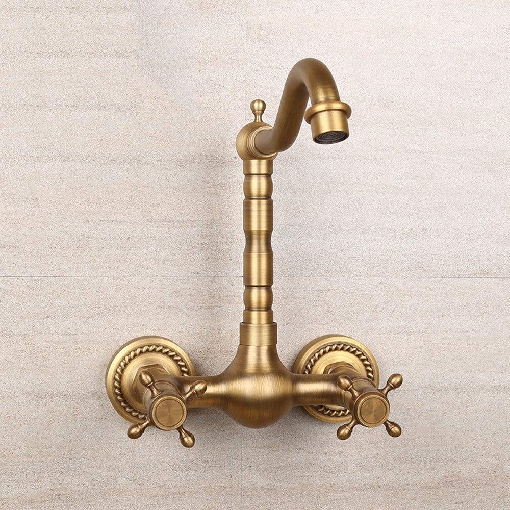 Mitigeur rotatif 360 antique et mélangeur de lavabo européen haut