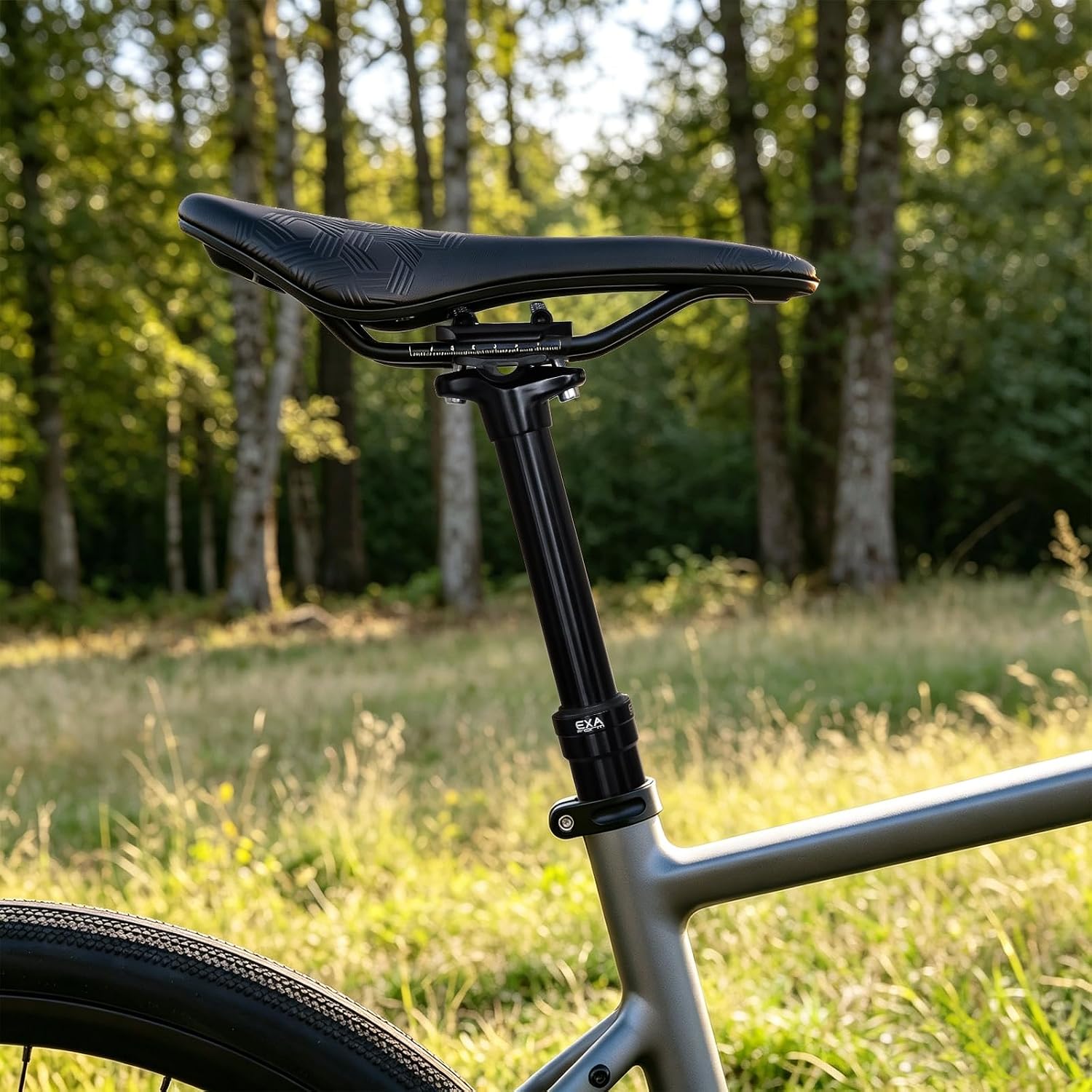 900i Dropper Seat Post for Mountain Bike, 30.9/31.6mm Bike Seat Post,100/125/150mm Travel, with Remote Lever and Cable Kit, MTB/Ebike Internal Routing