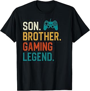 Gaming Gifts For Teenage Boys 8-12 Year Old Christmas Gamer T-Shirt