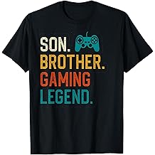 Gaming Gifts for Teenage Boys 8-12 Year Old Christmas Gamer T-Shirt