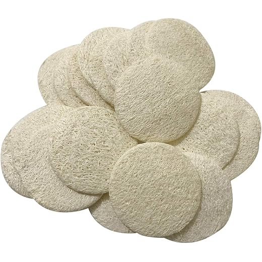 Brand X Loofah Facial Pads - Exfoliating 20 Pack