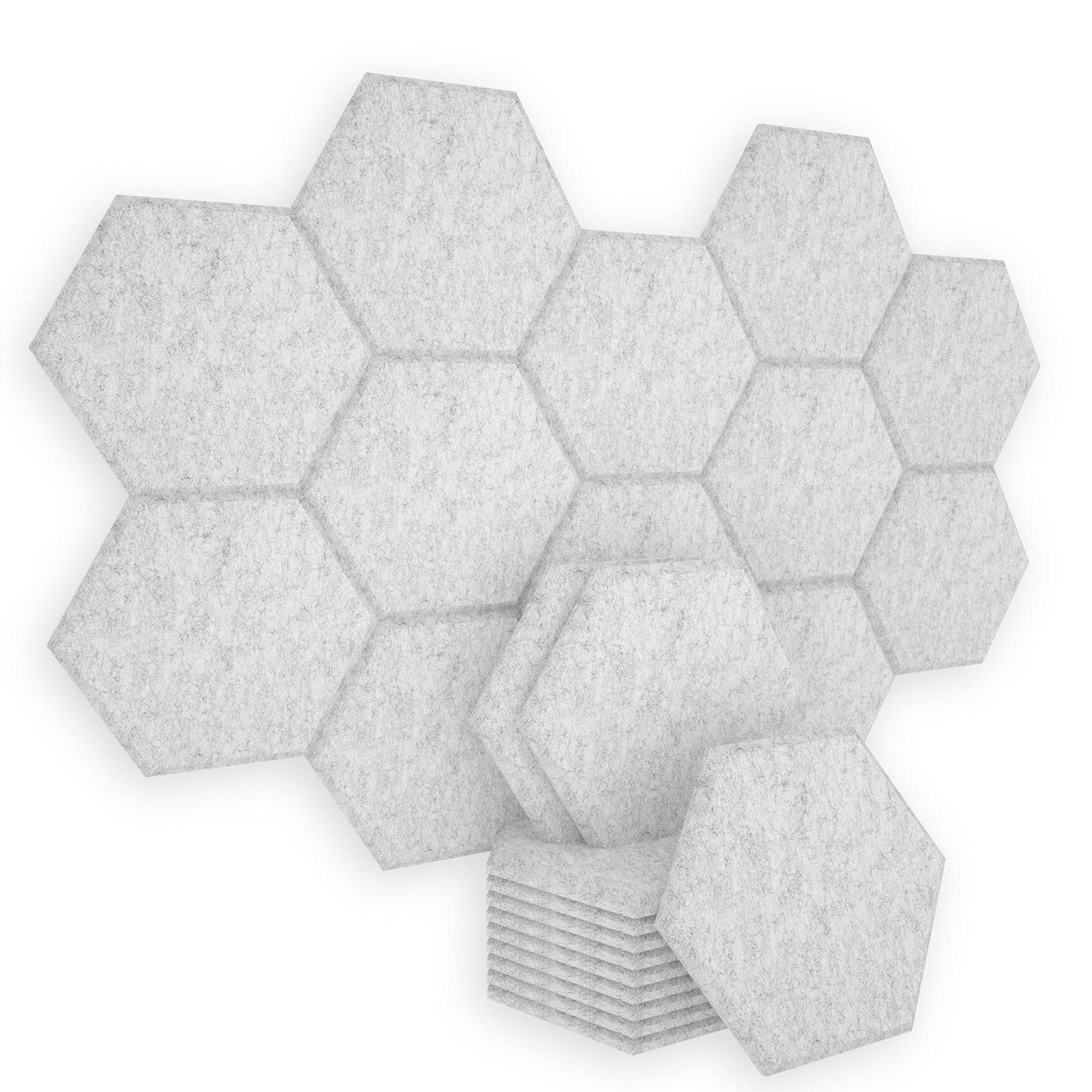 Buy BUBOS 6 Pack Hexagon Acoustic Panels Soundproof Wall Panels,14 X 13