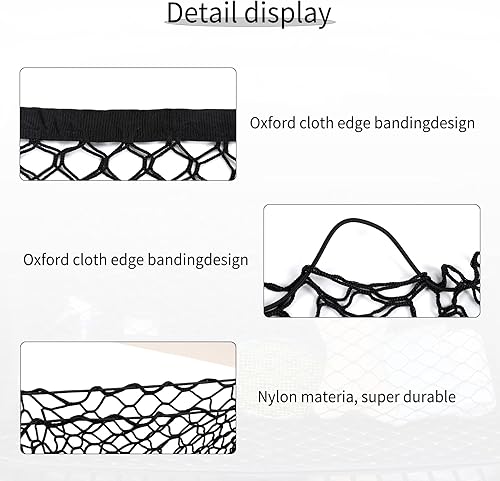 Miniatura 2 de Alpmosn Red de carga elástica ajustable para automóvil, accesorios interiores para maletero con gancho, ajuste universal para automóvil, vehículo,