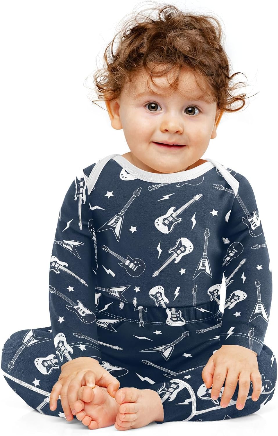 vvfelixl Baby Bodysuits Pants Sets White Gooses Long Sleeve Baby Clothes for Boys Girls 0-24M