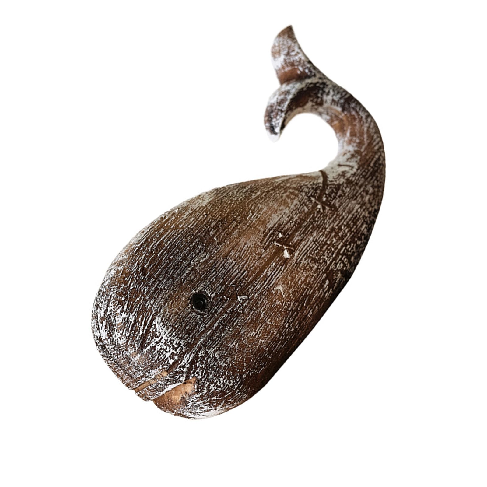 Lerpwige Wood Whale Statue Hand Carved Figurines Decorative Sculptures for Table Centerpieces Home Decors Animal Statues Figurines Home Decors