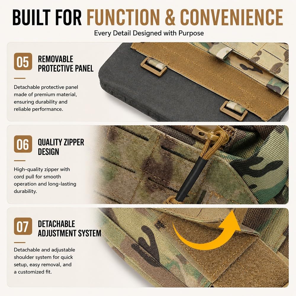 Chaleco Táctico Ligero Ajustable,Chaleco Airsoft De Poliéster 1000D con Bolsillos Modulares MOLLE para Paintball Caza Senderismo Entrenamiento Y Actividades Al Aire Libre