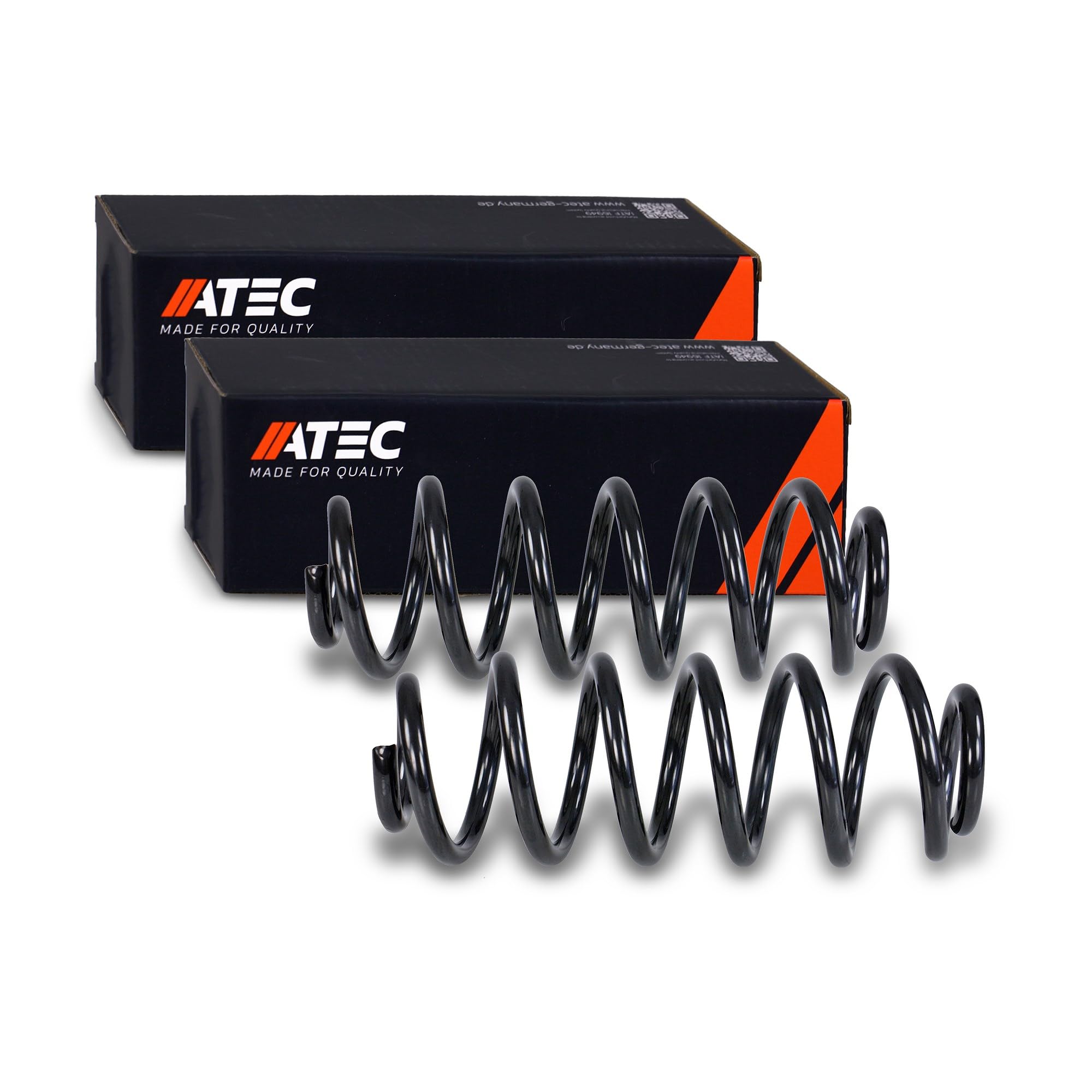 ATEC Germany 2x Fahrwerksfeder hinten links & rechts Kompatibel mit SEAT LEON (1P1)