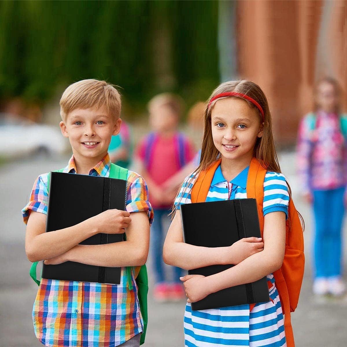 9 Pocket Trading Card Binder, Collection Card Album Sleeves for TCG, MTG, Yugioh, Trading card storage protection - 30 pages - Put up to 540 Cards (Black)