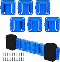 Vista 9 de Soporte de montaje de batería funciona para baterías Makita de 18 V, soporte de pared para BL1860 BL1850 BL1840 BL1830, organiza coche/taller/camión