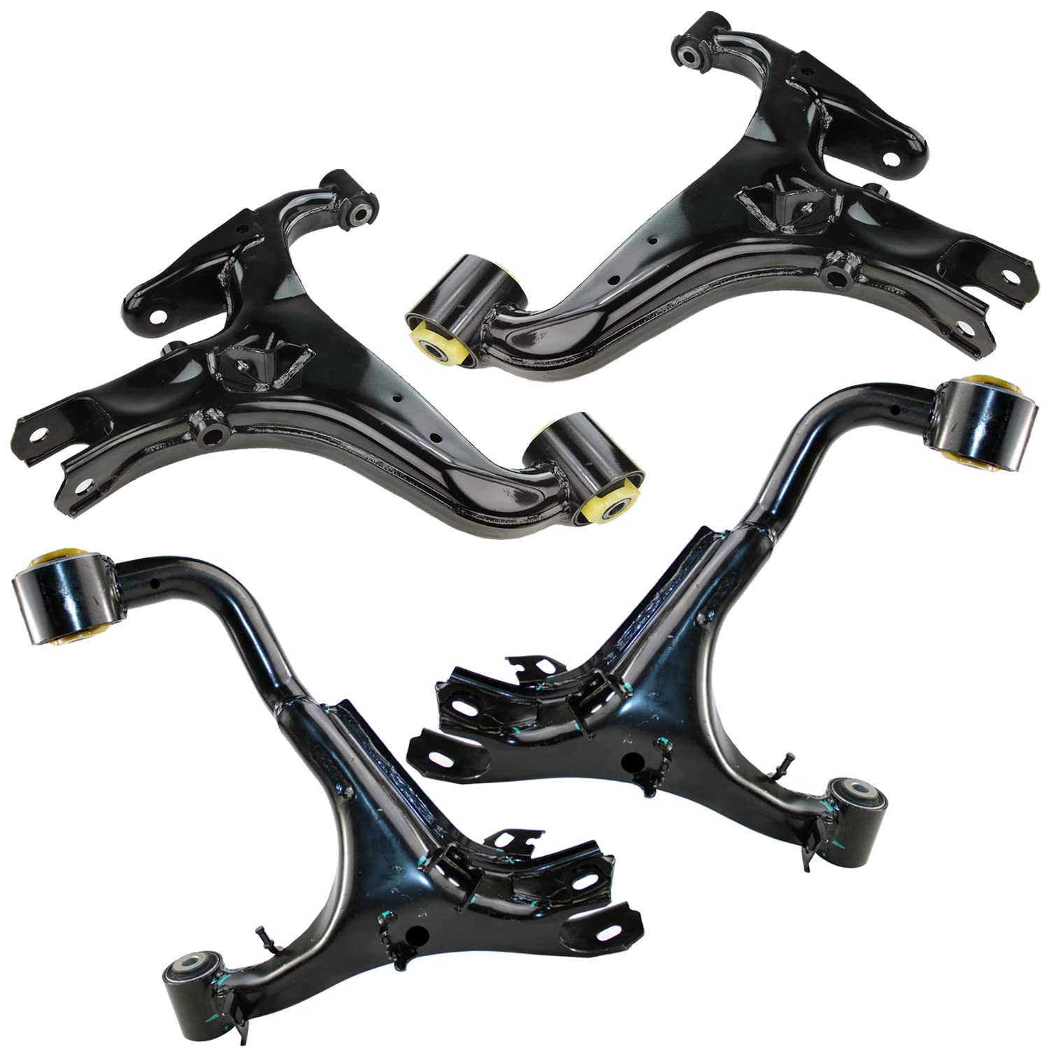 Bison Performance6pc Rear Upper Lower Sheet Metal Suspension Control Lateral Arms Kit For Land Rover Range Rover Sport 2006-2013