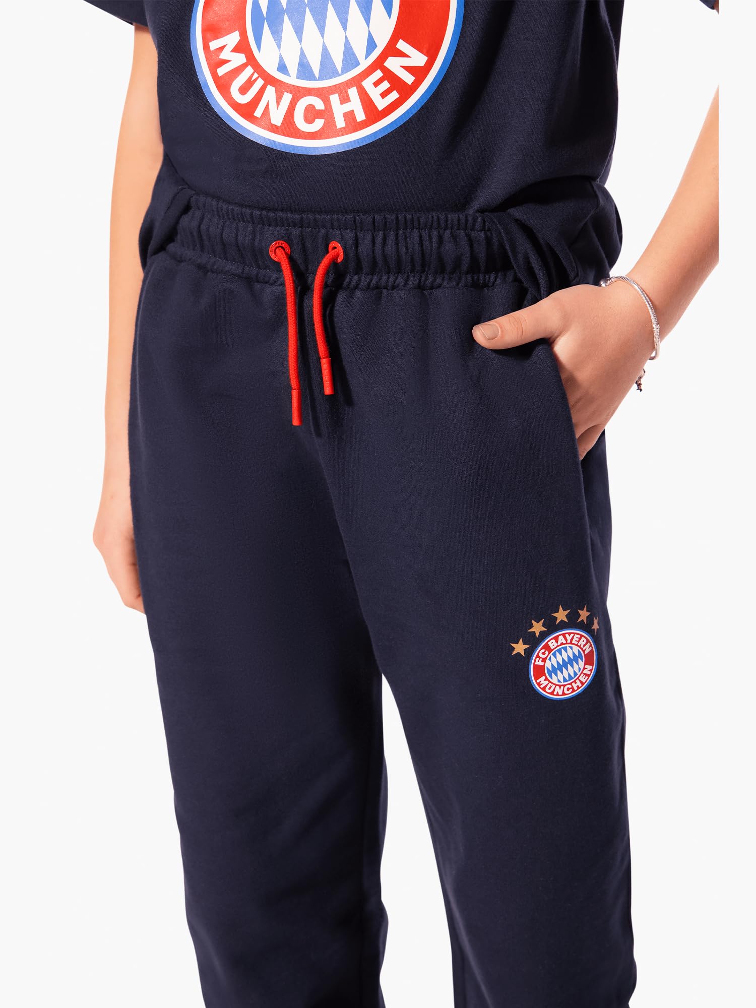 FC Bayern München I Sweatpant Essential I Kinder I Navy