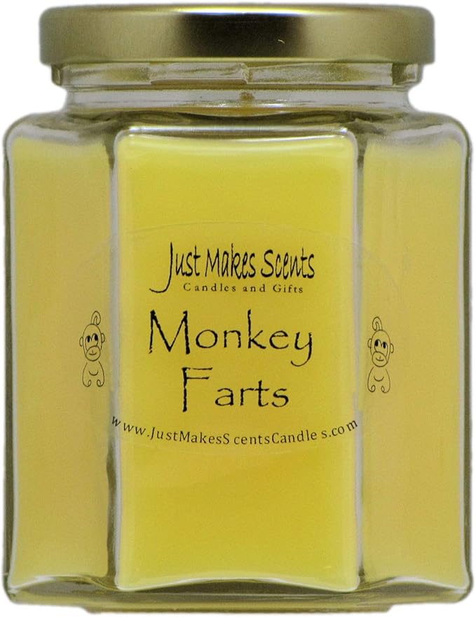 Just Makes Scents Monkey Farts Scented Blended Soy Candle