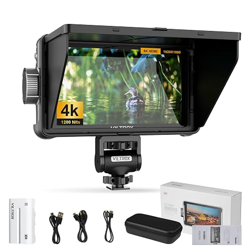 VILTROX DC-550 4K Camera Field Monitor 5.5 Pollici 1200Nit HDMI