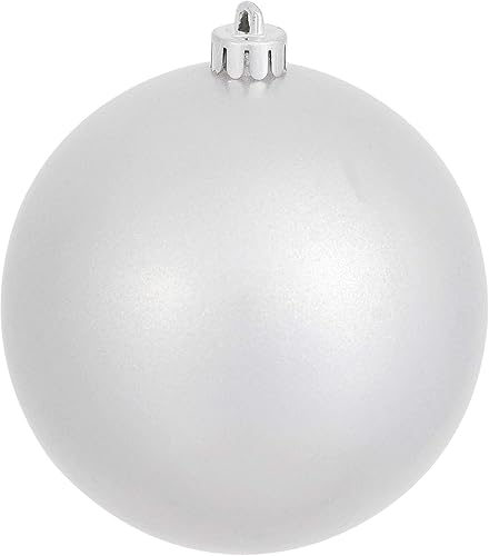 Vickerman - Adorno de esfera de Navidad con acabado de caramelo sin costuras