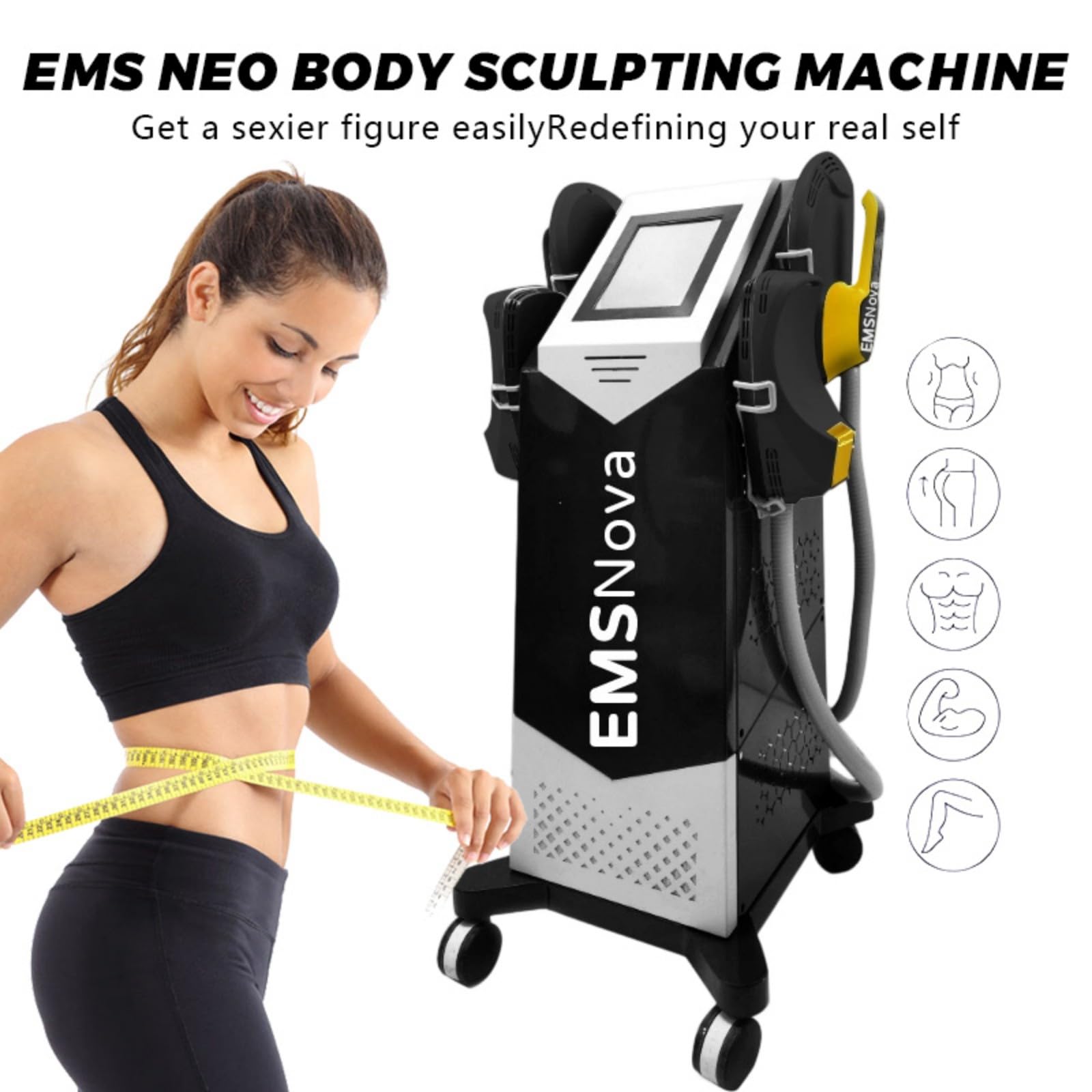 Dispositivo di bellezza elettromagnetico rimodellare e snellire il corpo