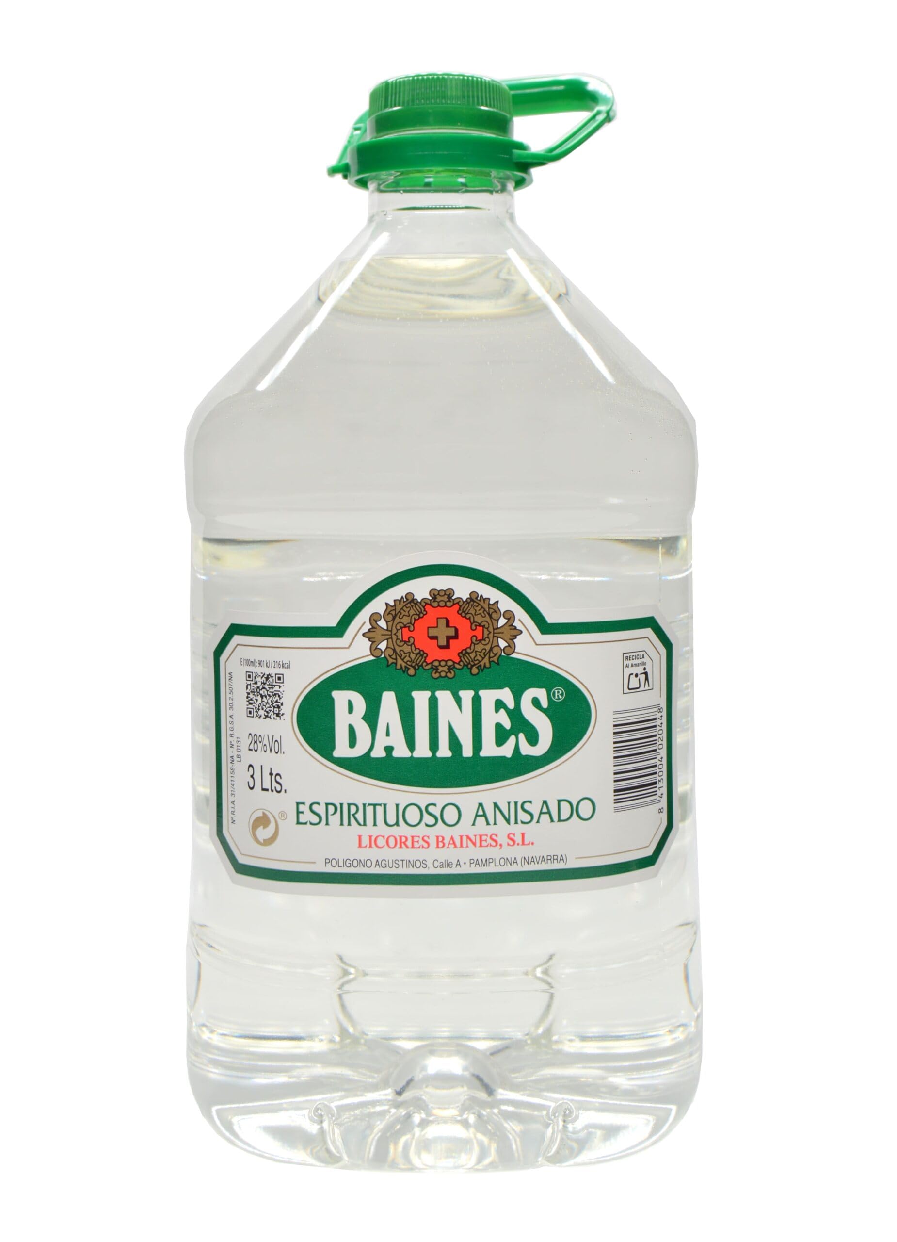 Baines Espirtuoso Anisado de 28º, 3 L
