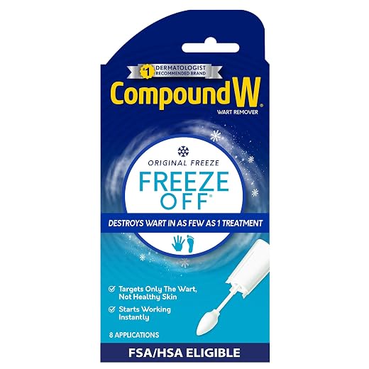 Compound W Freeze Off Wart Remover, 8 Applications