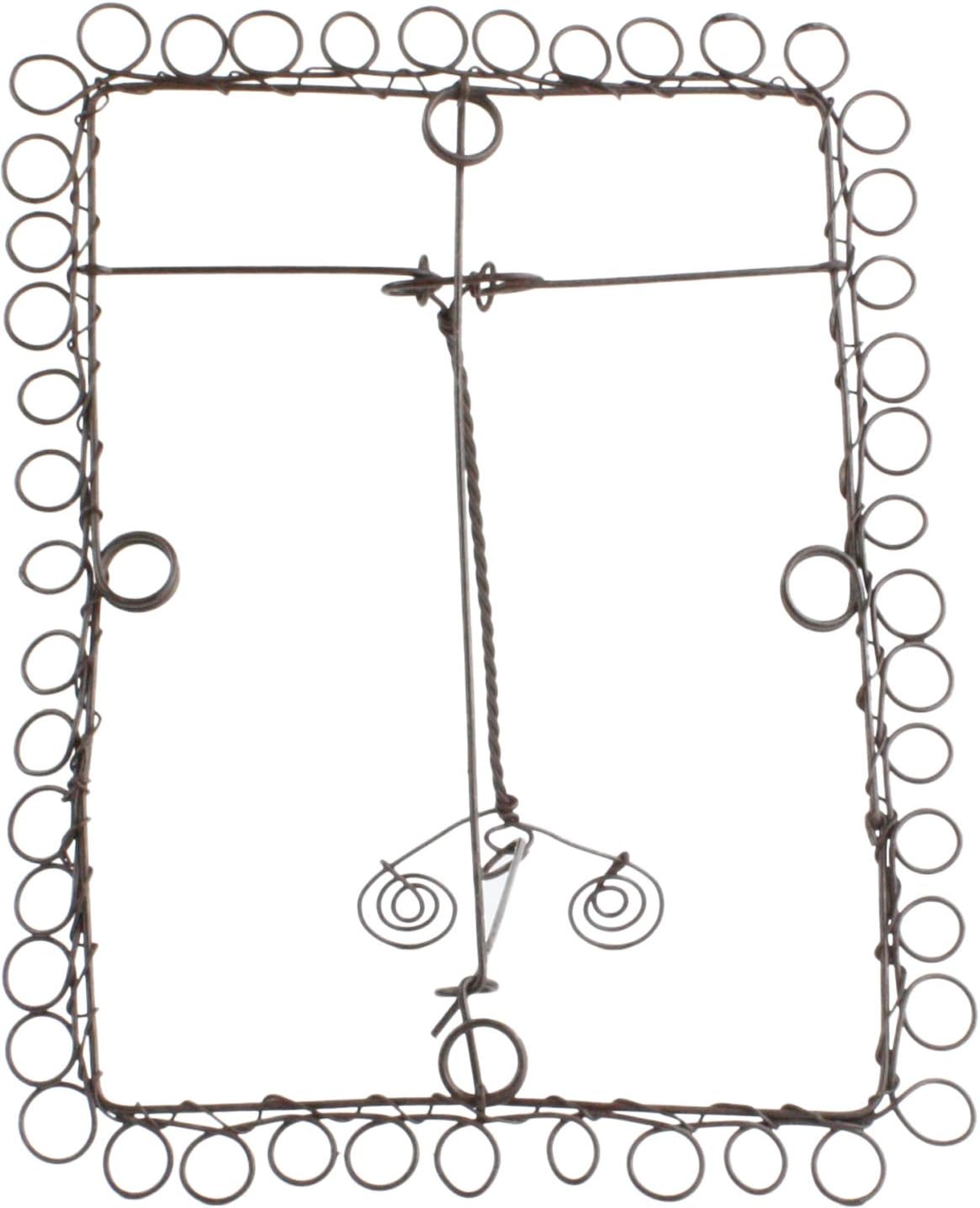 HomArt Boucle 5Inchby7Inch Wire Photo Frame, Rust