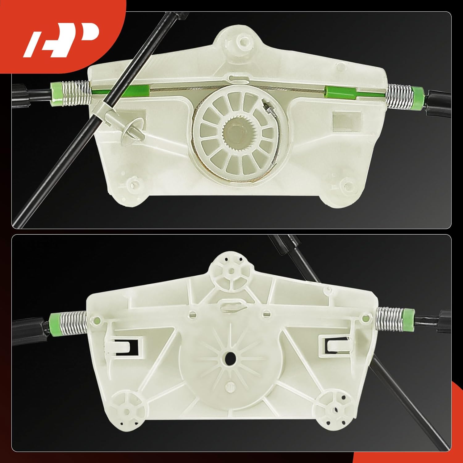 A-Premium Electric Power Window Regulator Without Motor Compatible with Audi Q7 2007-2015, Rear Right Passenger Side