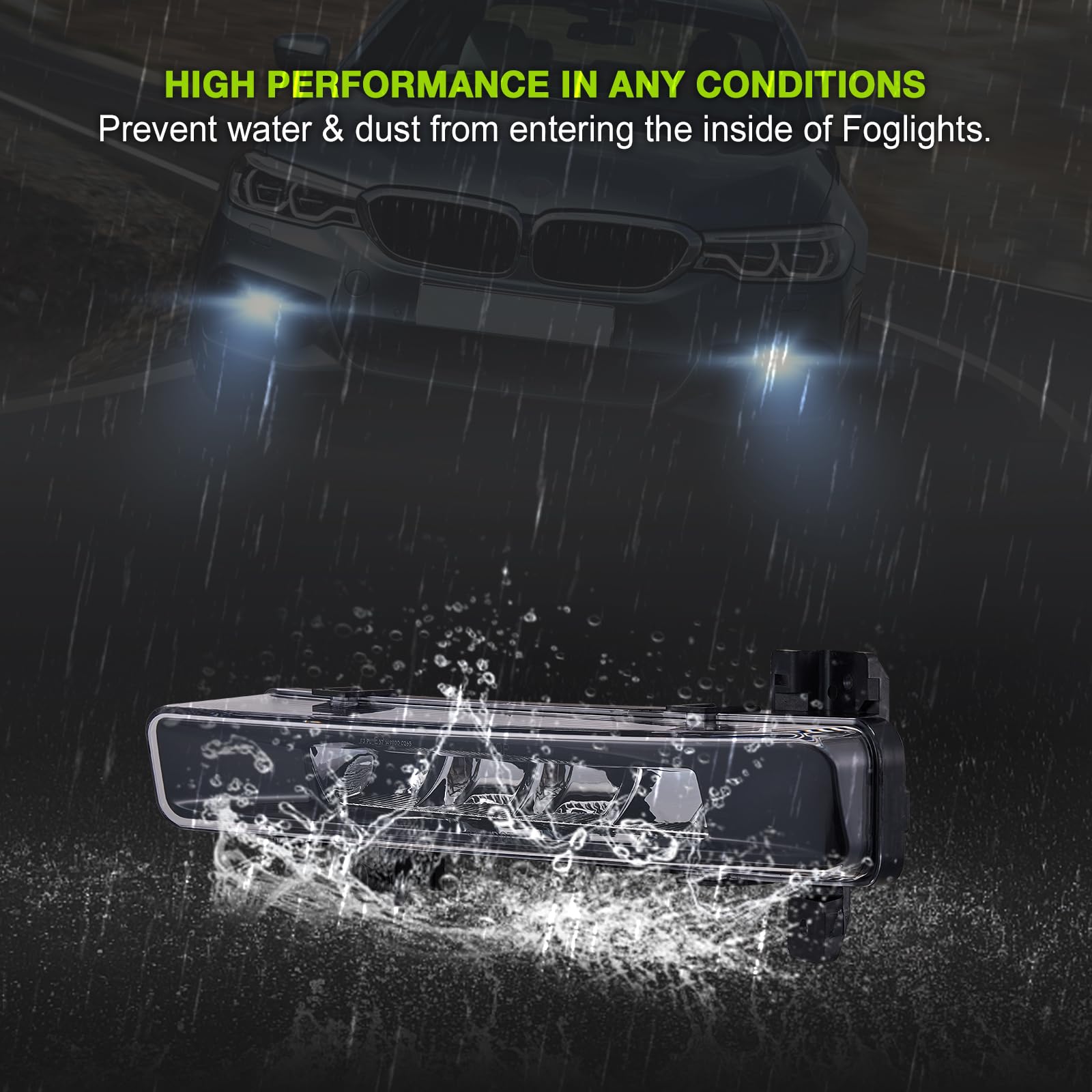 Reflektor przeciwmgielny do G38 ​​530e 530i 540i 640I xDrive 2017-2019 LED fog light dym