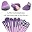 Koccido Makeup Brushes 22 Pcs Makeup Kit,Foundation Brush Eyeshadow Brush Make up Brushes Set (Purple, 22 Piece Set)