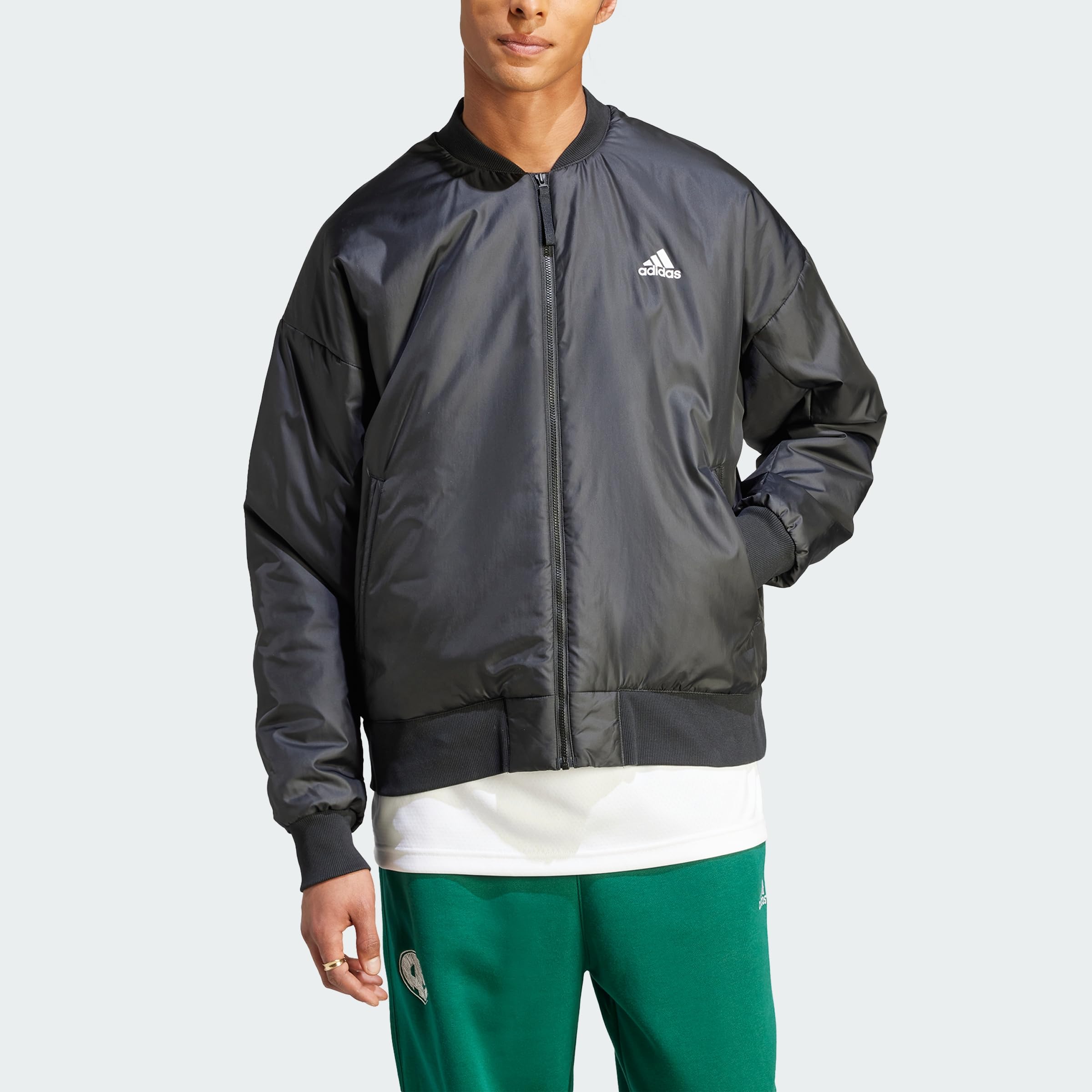 adidas Cienka kurtka z wypełnieniem Mężczyźni Brand Love Bomber Jacket